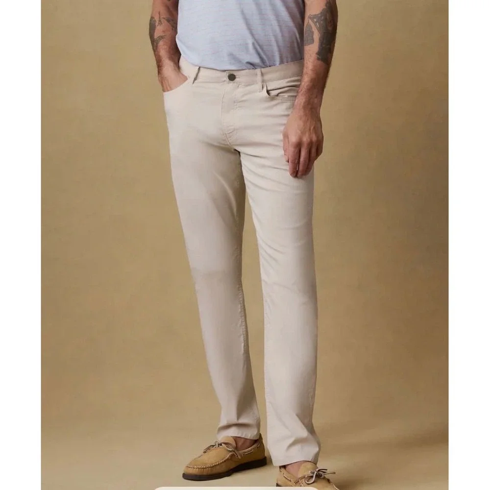 Faherty Movement™ 5-Pocket Pant MENS Sz W 40 x 32